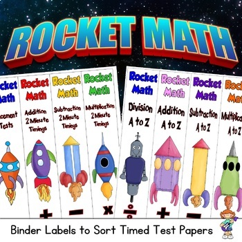 Math Fact Motivational Program-Rocket Math Rocks!