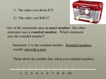 Math Introduction to Rounding Numbers Power Point Lesson