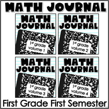 Math Journal Bundle September Through December Interactive Printables
