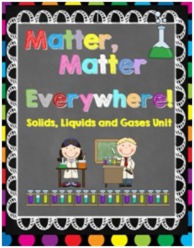 Matter Unit: Solids, Liquids and Gases {Experiments, Lesso
