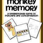 Monkey Memory (Math Concentration Game)