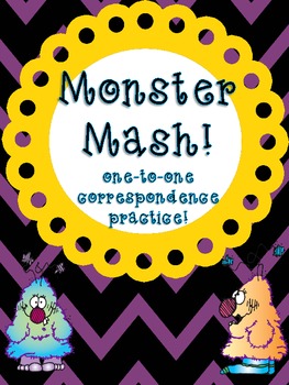 Monster Mash! {A One-to-one Correspondence FREEBIE}