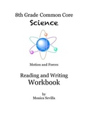 Motion and Forces Common Core 8th Science Workbook