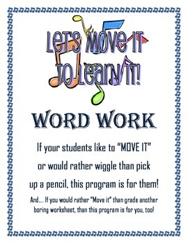 http://www.teacherspayteachers.com/Product/Move-It-To-Learn-It-WORD-WORK-stations-1323215