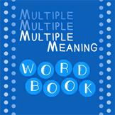 Multiple Meaning Word Book - Editable