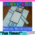 Multiplication Array-Bot  {Math Workshop Activity}