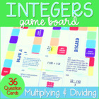 Multiplying and Dividing Integers Game Board ~Aligned to C