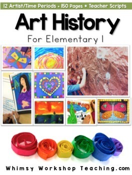 NO PREP Art History for Little Ones K-3 (100 pages) *Top Seller!*