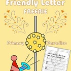 New Year’s Resolution Friendly Letter FREEBIE