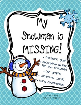 My Snowman is Lost! (Glyph, Descriptive Writing, Graphing,