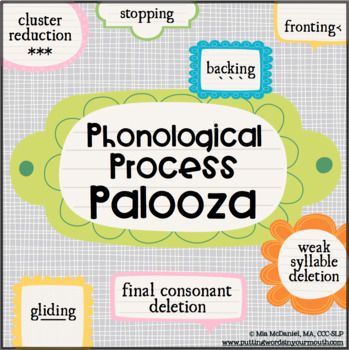 http://www.teacherspayteachers.com/Product/Phonological-Process-Palooza-fun-therapy-activities-for-common-processes-1257946