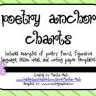 Poetry Form Anchor Charts