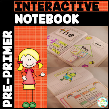 Sight Word Interactive Notebook Bundle: {Kindergarten List 1}