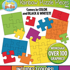 Puzzle Pieces Clipart — Over 25 Graphics!