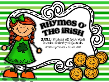 Rhymes O' the Irish- Rhyming Sort with long vowel sounds