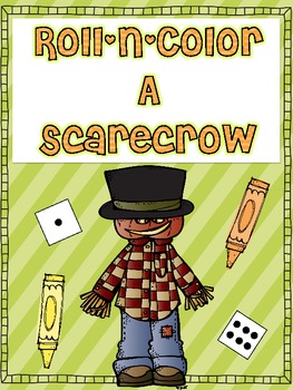 Roll N Color Scarecrow {The Little Old Lady Who Wasn't Afr