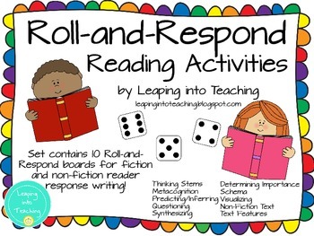 Roll-and-Respond Reading Response Activity
