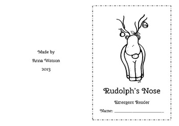 Rudolph's Nose - Emergent Reader