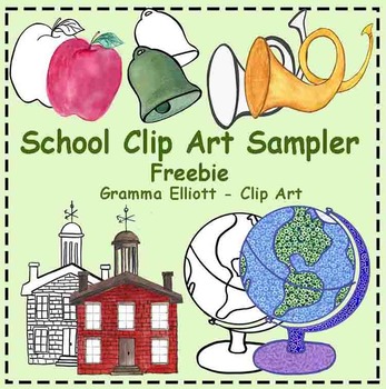 School Clip Art Sampler Freebie