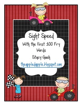 Sight Speed Fluency Cards with the First 100 Fry Words