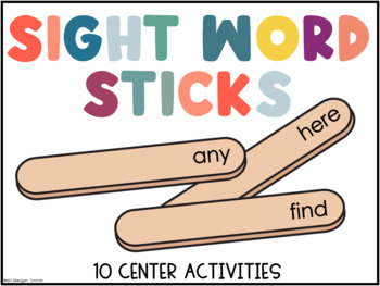 http://www.teacherspayteachers.com/Product/Sight-Word-Stick-Centers-263115