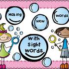Sight Words,Word Work, Making New Words with Sight Words, K-3