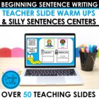 Silly Sentences: A Sentence Building Activity