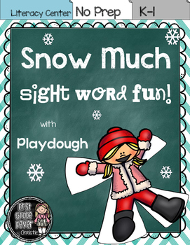 Snow Much Fun {Playdough/Literacy Center}