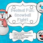 Snowball Fight: Decimal Centers and Activities for Grades 4 and 5