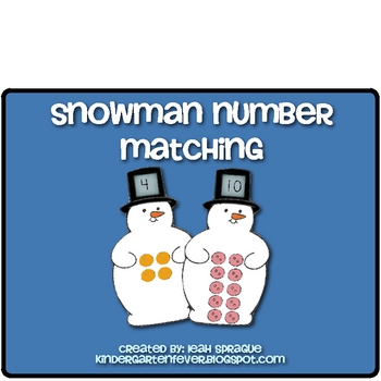Snowman Number Matching