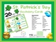 St. Patrick's Day Vocabulary {26 Cards + 12 Leprechaun Adj