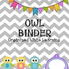 Student Binder Owl Theme