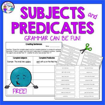 Subjects and Predicates:  Interactive Games for Introducti