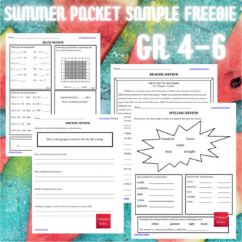 Summer Packet Sample FREEBIE