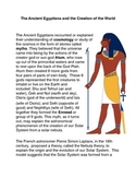 The Ancient Egyptians and the Creation of the World