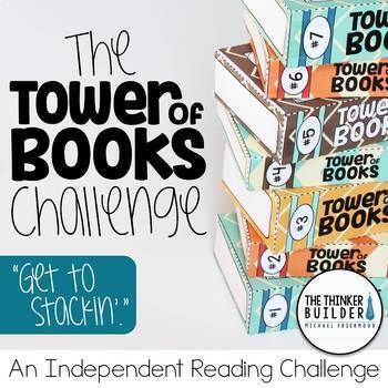 The "Tower of Books" Challenge {An Independent Reading Challenge}
