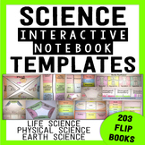 Science Interactive Notebook Templates - {203 Foldable Fli