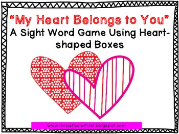sight GAME VALENTINE'S  word valentine DAY  SCOOT WORD SIGHT worksheets TeachersPayTeachers.com