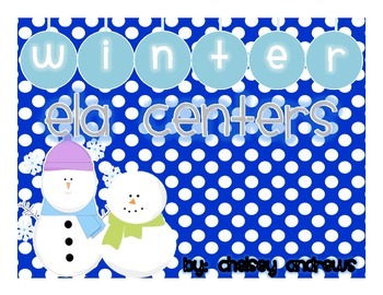Winter Literacy Centers {2nd Grade Common Core Aligned}