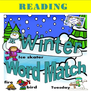 Winter Word  and Picture Match