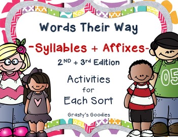 Words Their Way - Syllables and Affixes Spellers - A Works