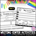 Writing Station Activities for Young Learners