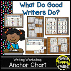 Writing Workshop Anchor Chart - "What do good Writers do?"