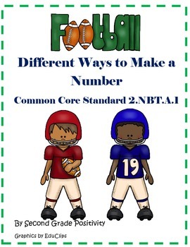 2nd Grade Common Core Different Ways to Make a Number- Foo
