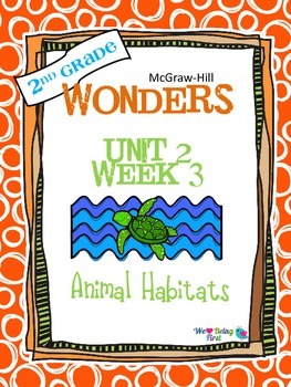 2nd Grade Wonders Reading ~ Unit 2 Week 3 ~ Animal Habitats
