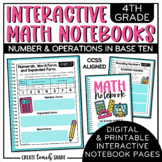 4th Grade Interactive Math Notebook - Number & Operations 