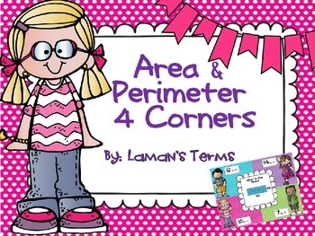 Area and Perimeter 4 Corners Powerpoint Game