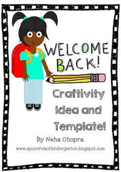 Back To School Craft and Template