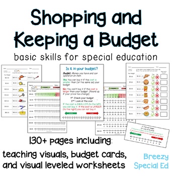 Budget Worksheets - Do you have Enough Money? for Special 