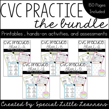 CVC Word Practice Bundle